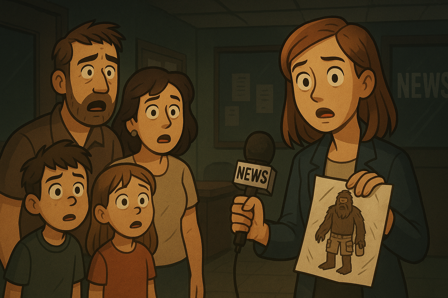 Tales From the Blue Line – Cargo Shorts Bigfoot